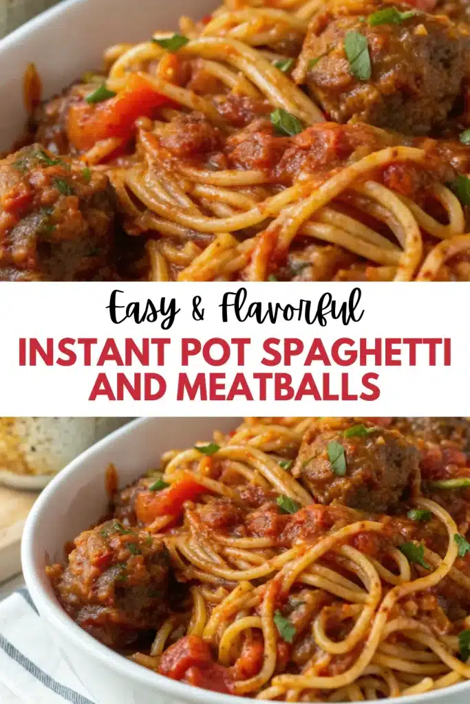 8 instant pot spaghetti and meatballs 2