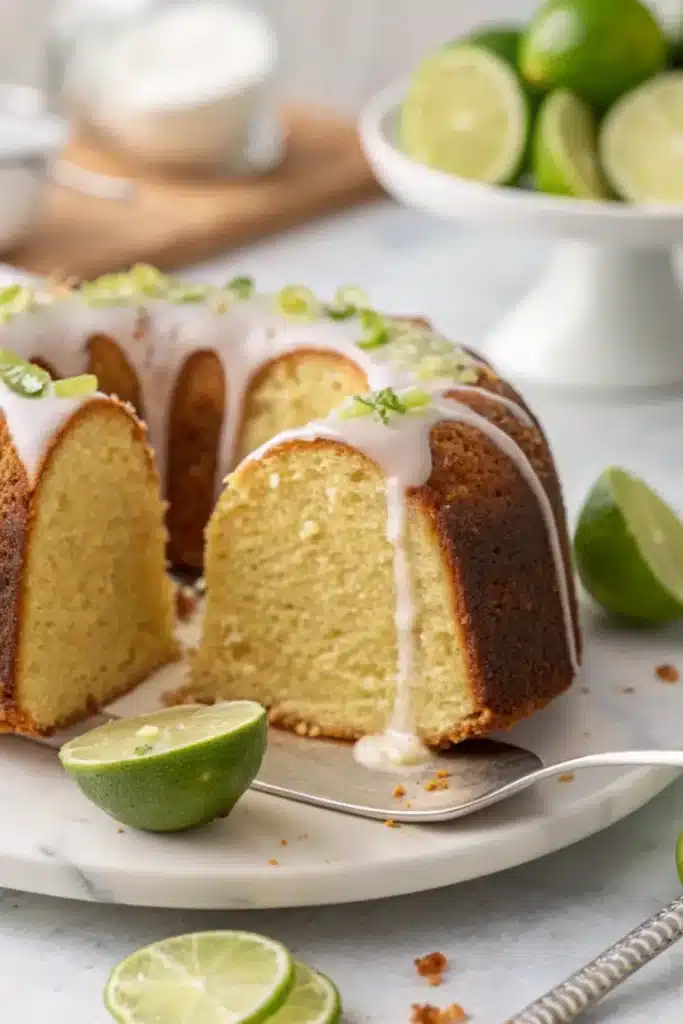 8 key lime pound cake