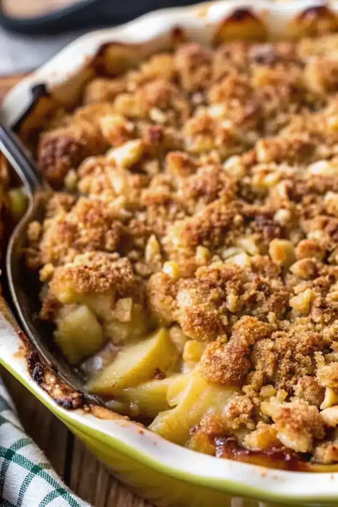 8 old fashioned apple crisp 1