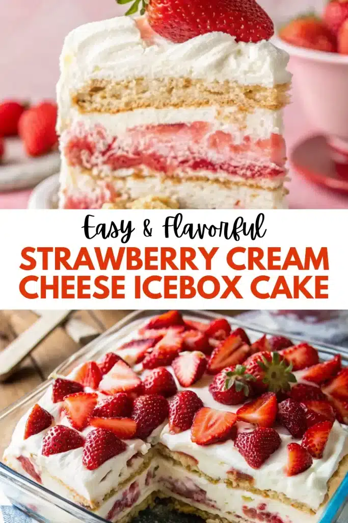 8 strawberry cream cheese icebox cake recipe 2