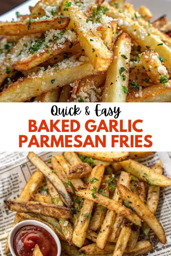 9 baked garlic parmesan fries 2