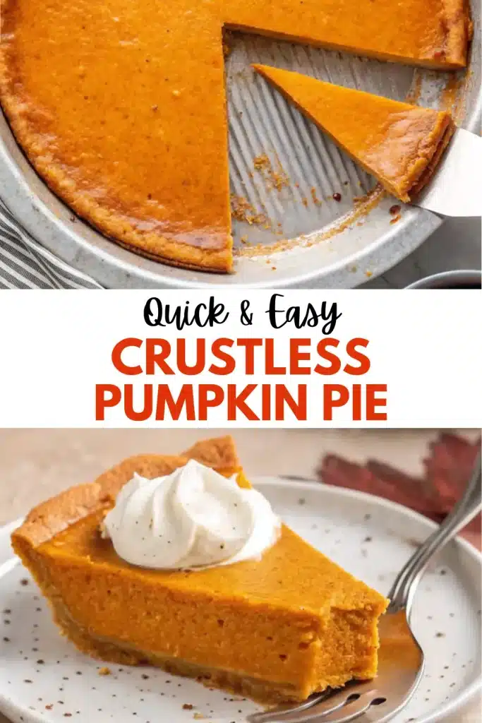 9 crustless pumpkin pie 2