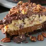 9 german chocolate cheesecake