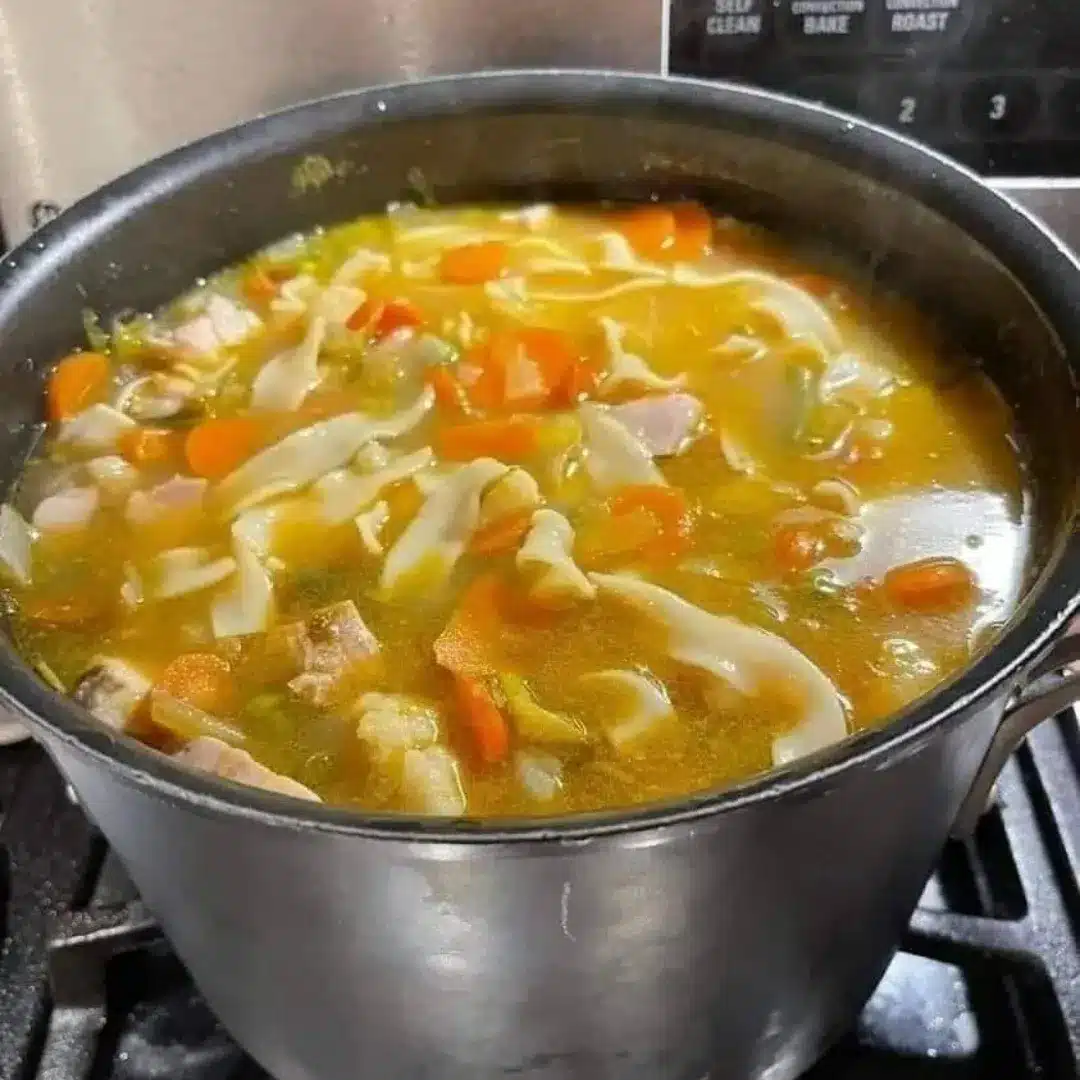 9 homestyle chicken noodle soup 1