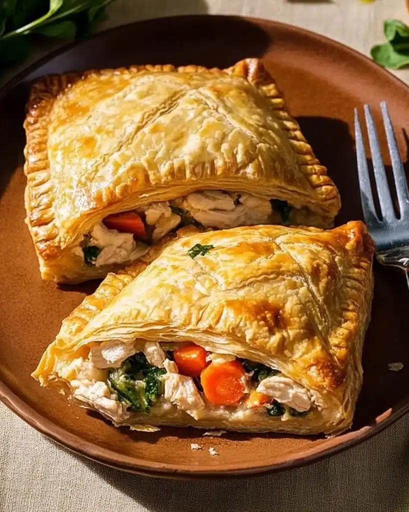 chicken pot pie pockets