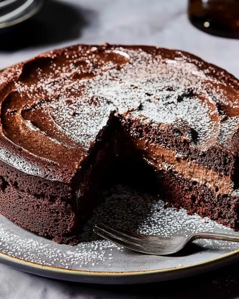 chocolate olive oil cake