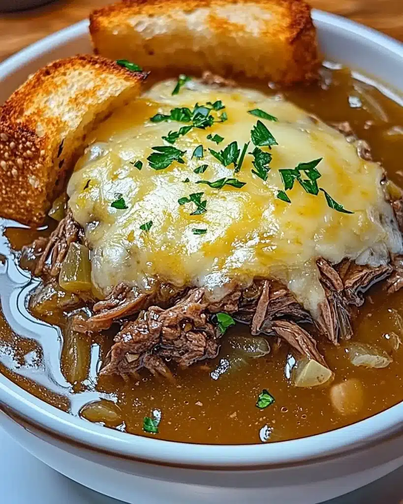 french onion beef short rib soup