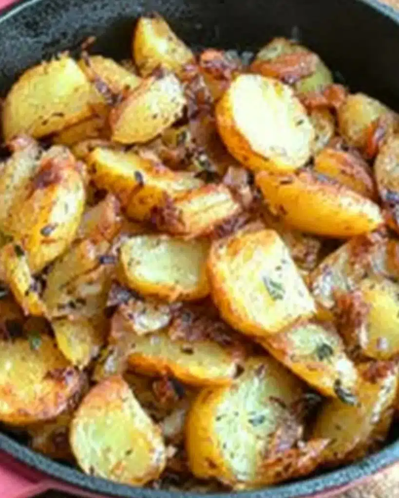 fried potatoes and onions