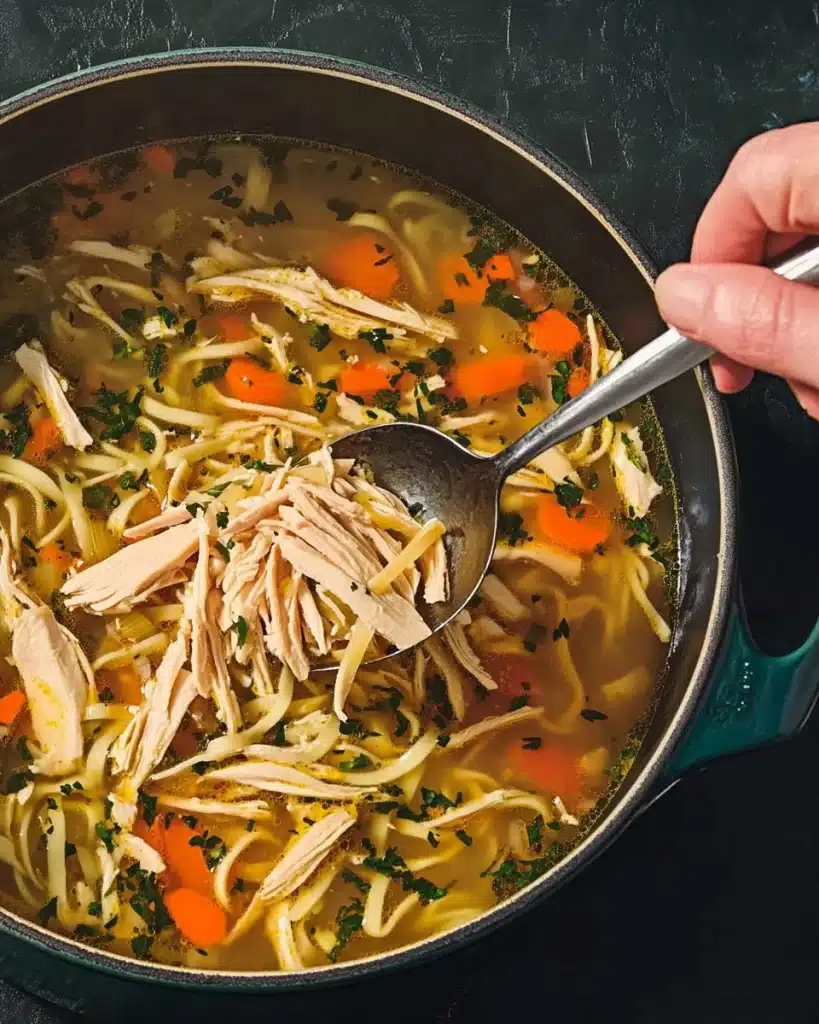 old fashioned chicken noodle soup