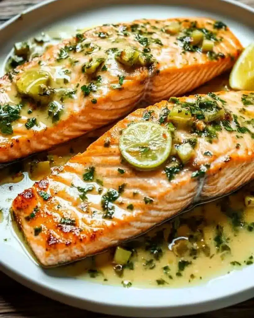 salmon piccata