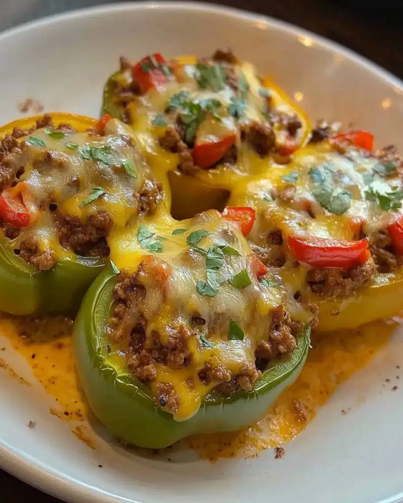 taco stuffed bell peppers