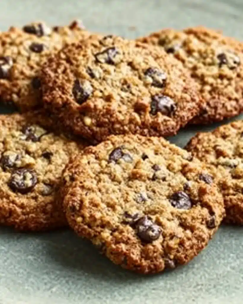 chewy chocolate chip oatmeal cookies