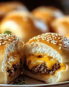 garlic parmesan cheeseburger bombs