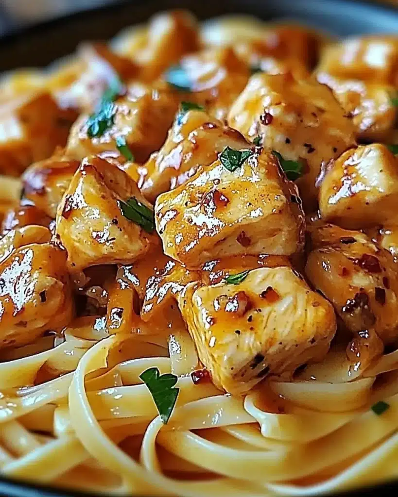 zesty cowboy butter chicken linguine