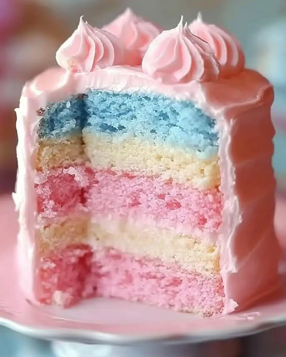 Cotton Candy Cake