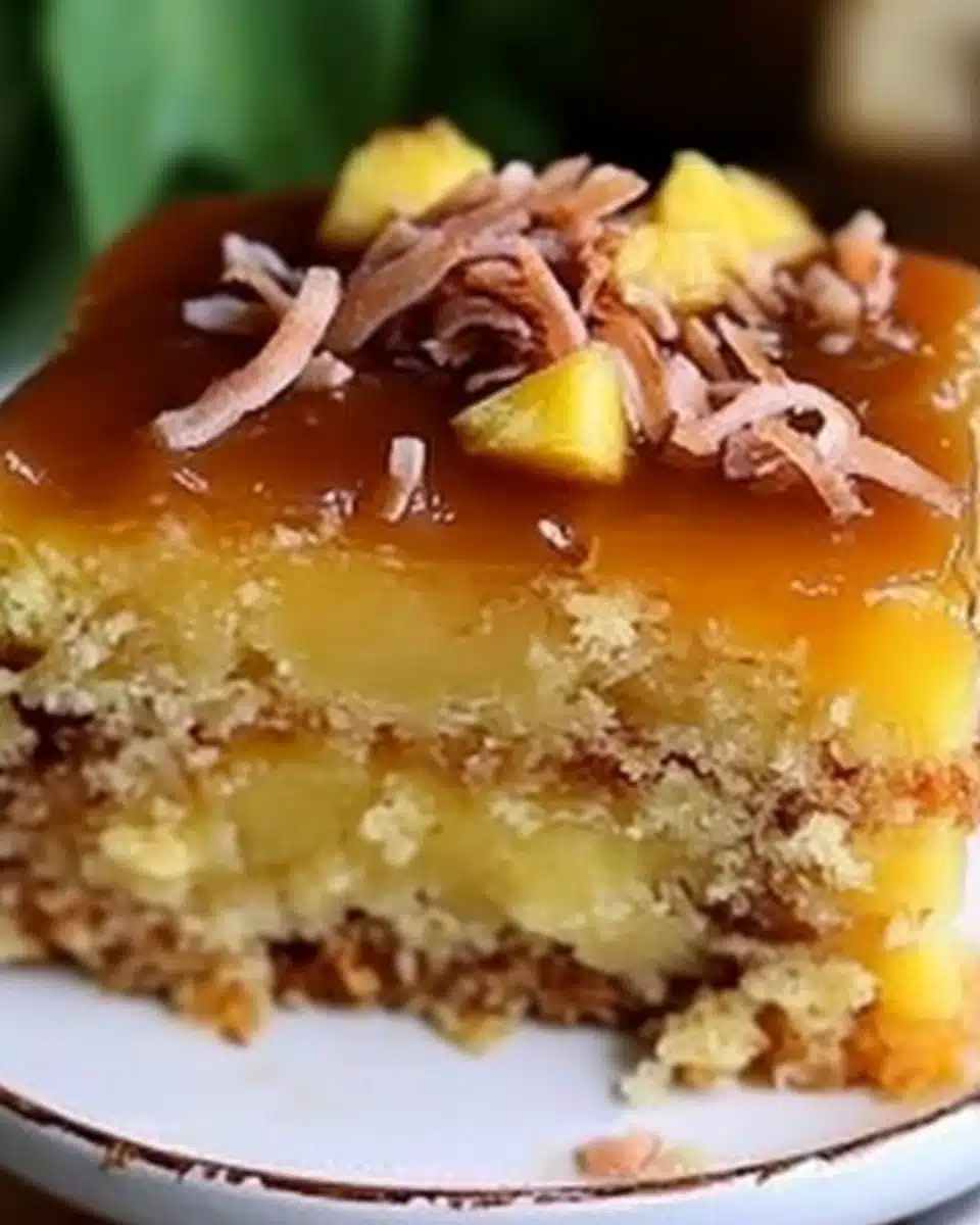 Pineapple Coconut Cake