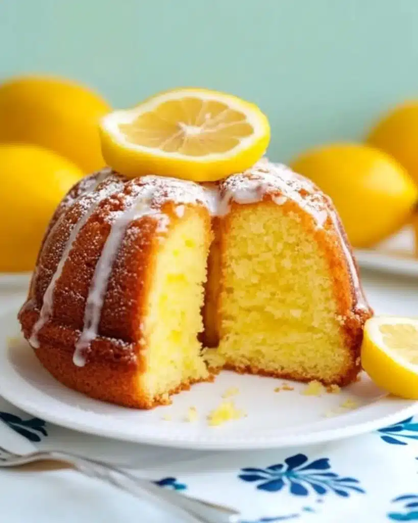 tunnel of lemon bundt cake