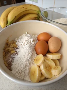 4 ingredient banana bread