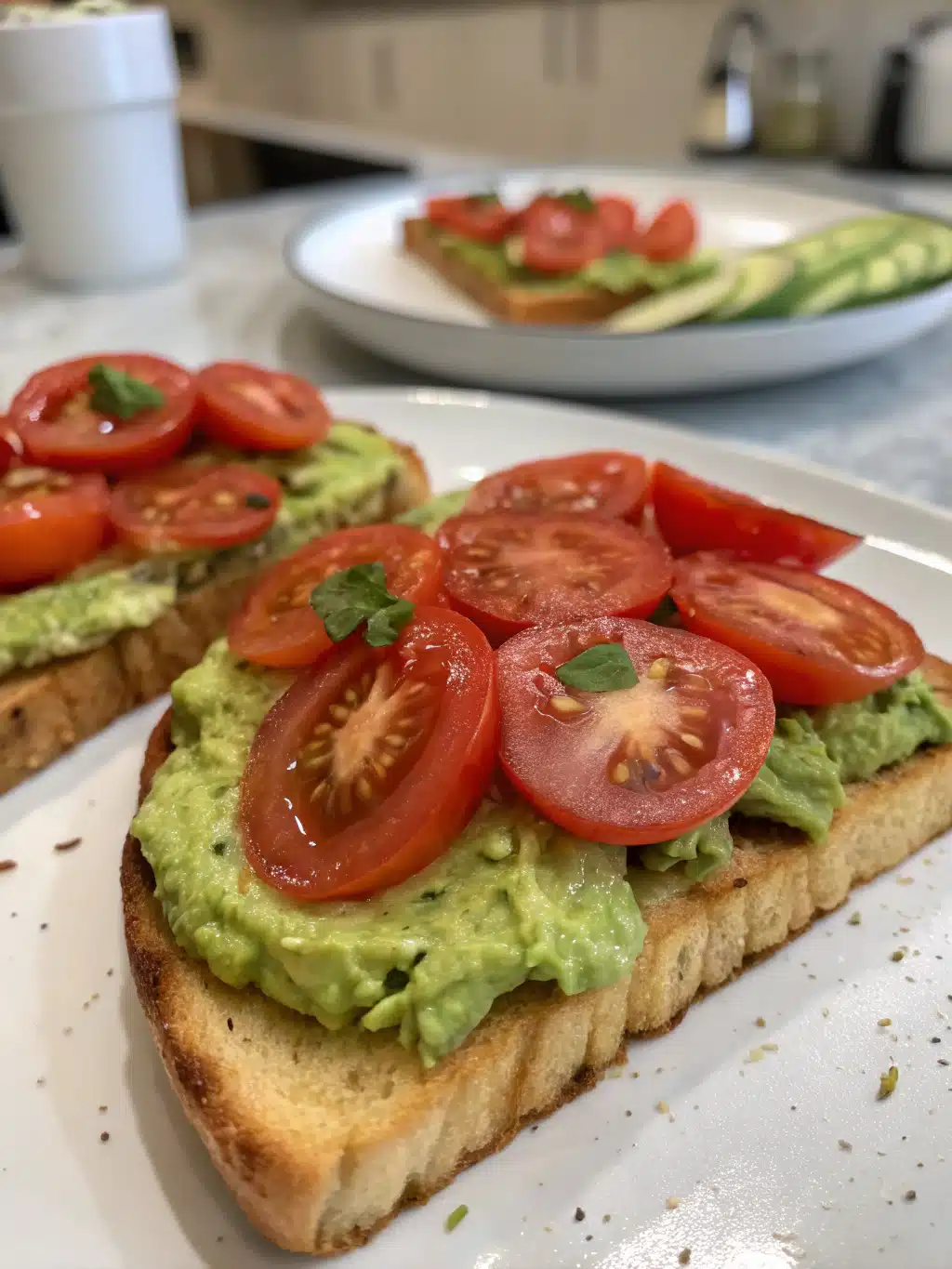 Avocado Toast with Tomato