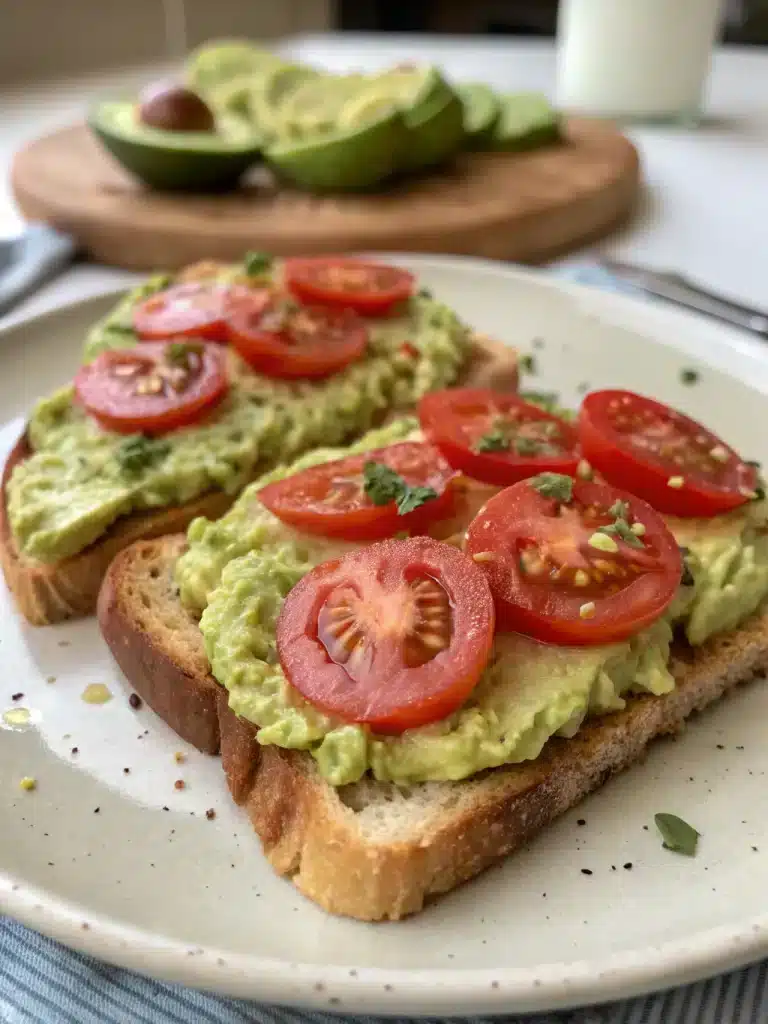 Avocado Toast with Tomato