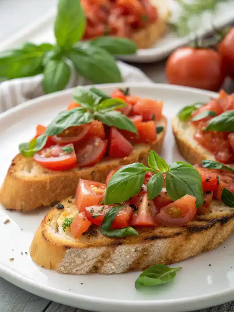 Bruschetta with Tomato & Basil