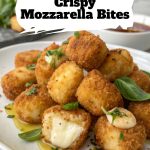 Crispy Mozzarella Bites pinterest