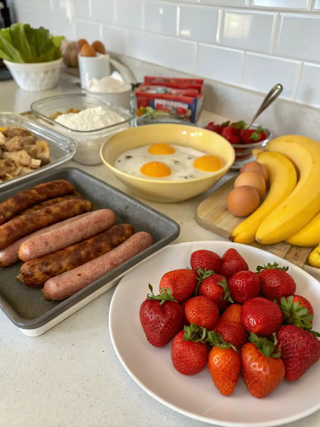 Father's Day Breakfast Casserole Ingredients