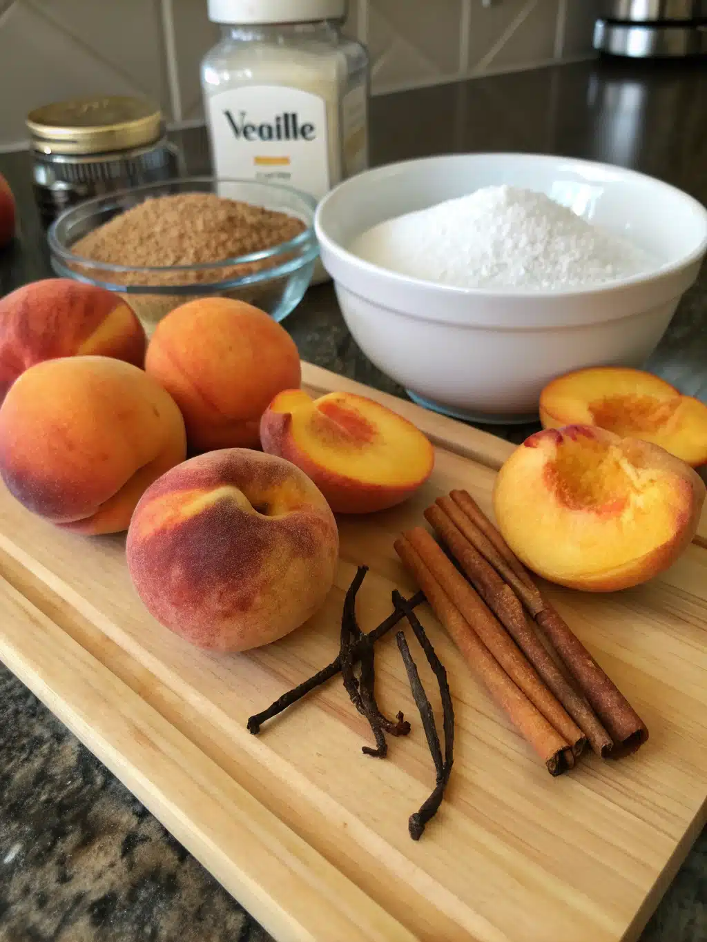 Fresh Peach Recipes ingredients