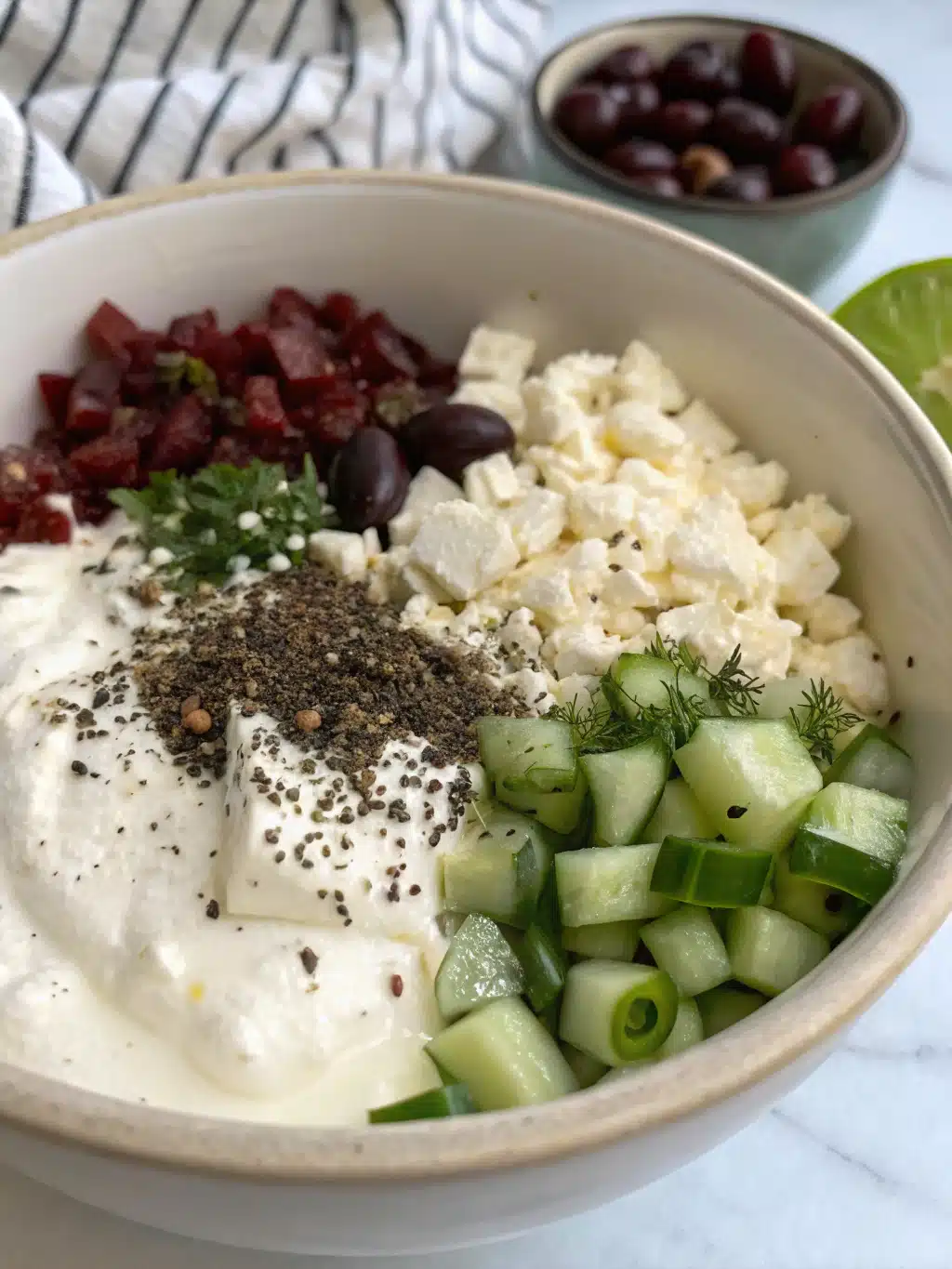 Greek Yogurt Dip Ingredients