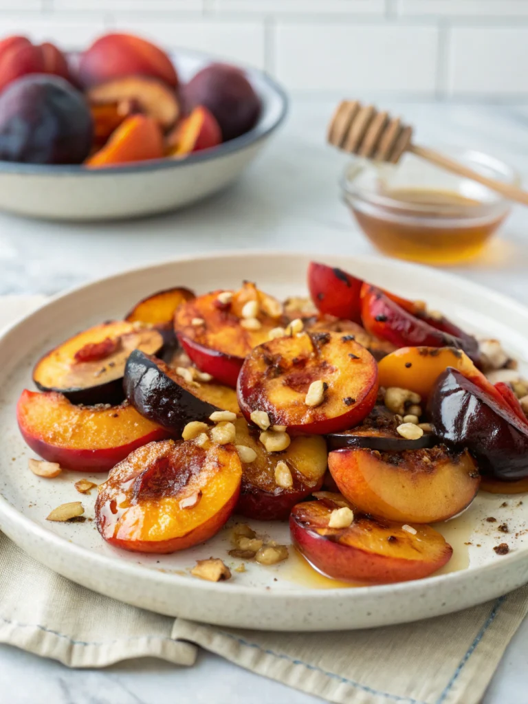 Grilled Stone Fruit Dessert