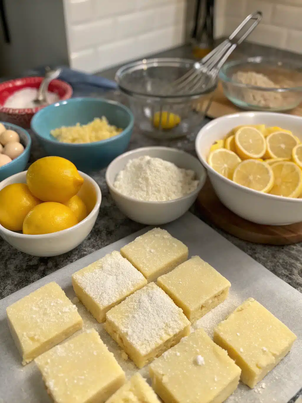 Lemon Bars Ingredients