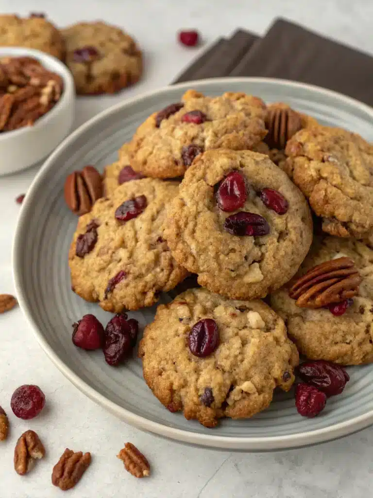 Oatmeal Cranberry Pecan Cookies