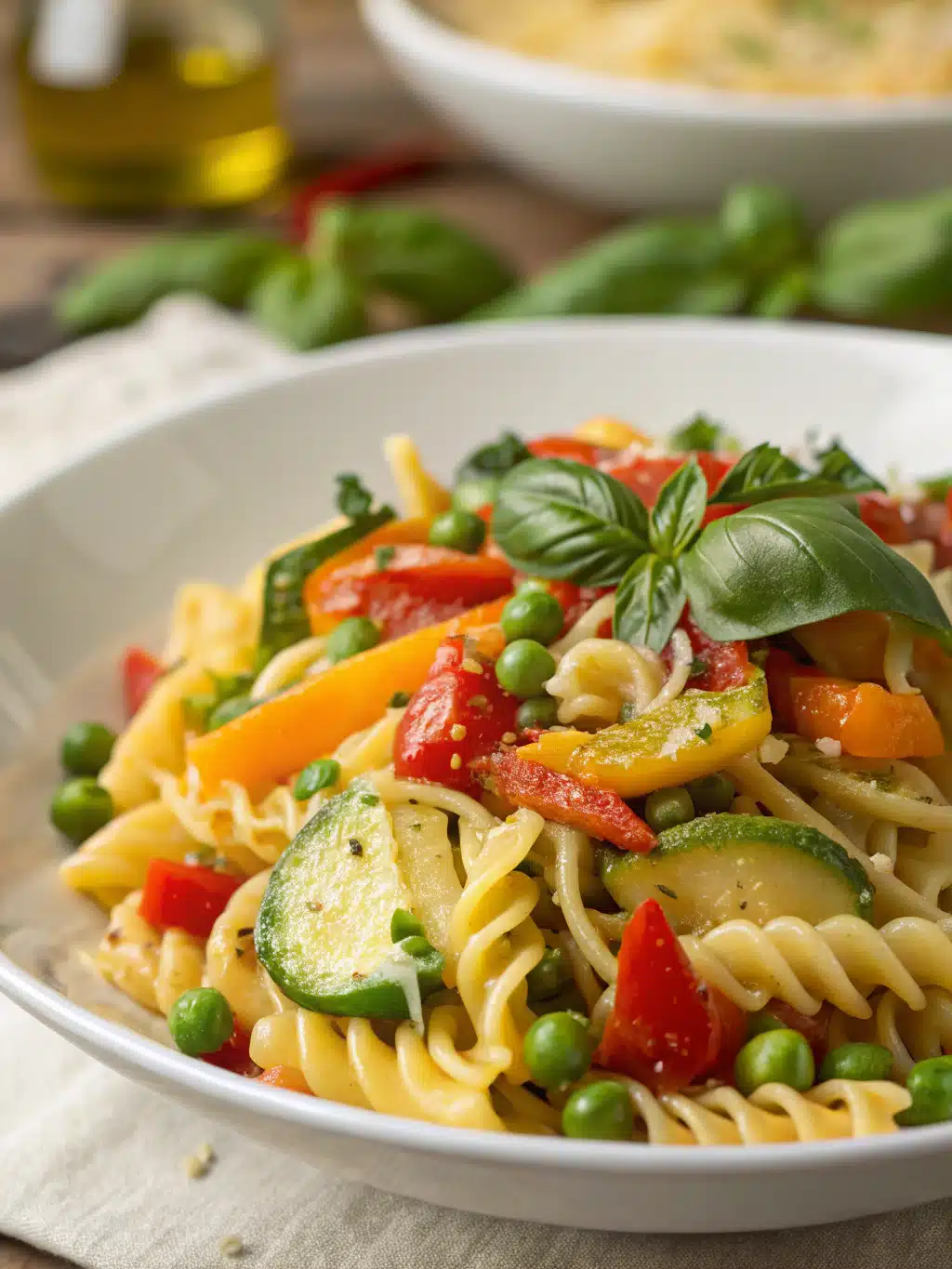 Pasta Primavera Dish