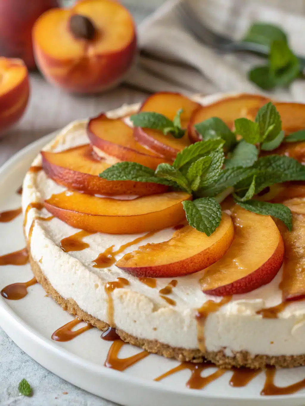 Southern Peach Crisp Dessert