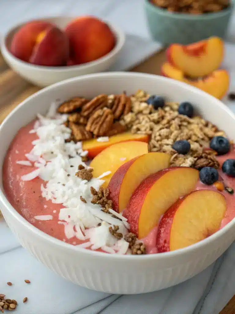 Peach Smoothie Bowl