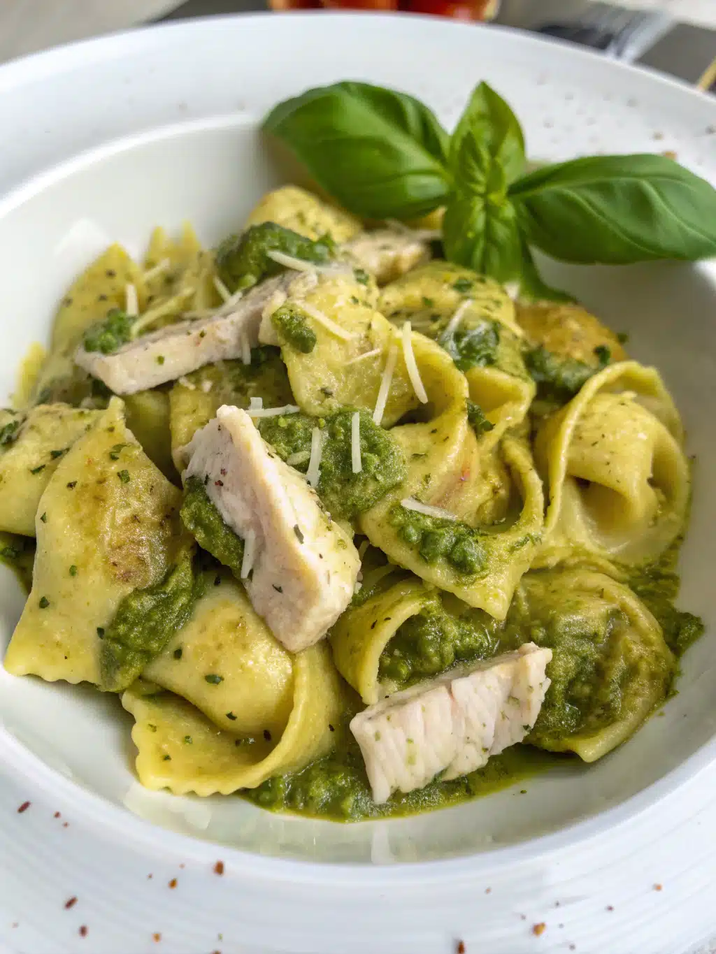 Pesto Chicken Tortellini