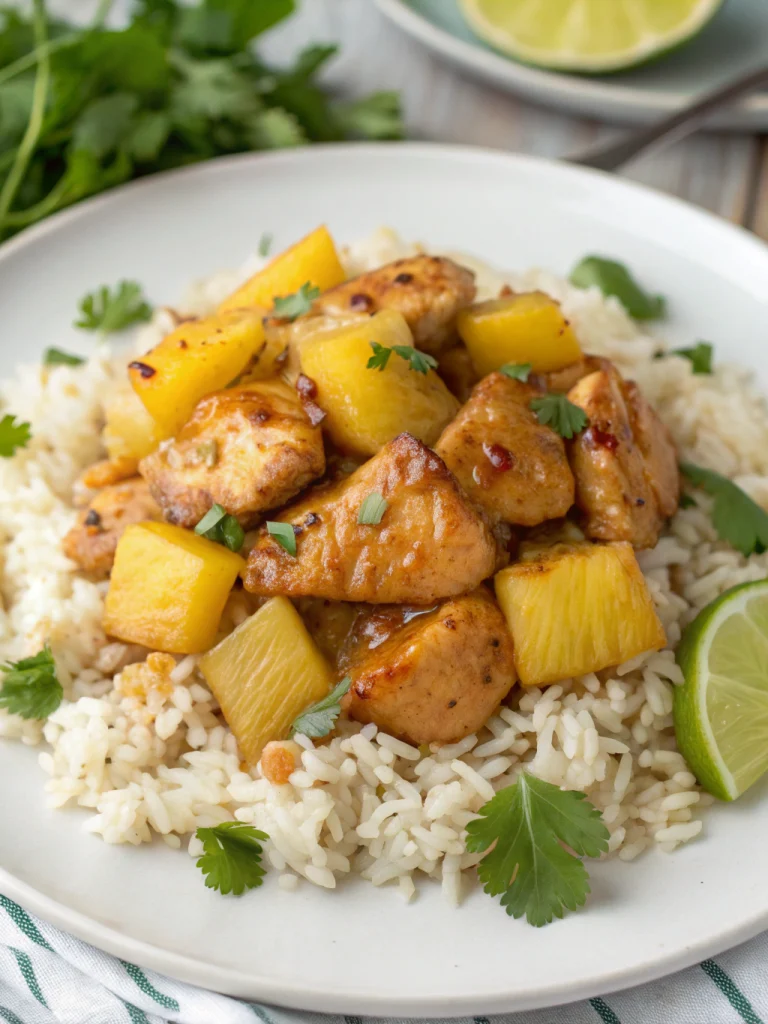 Pineapple Chicken and Rice