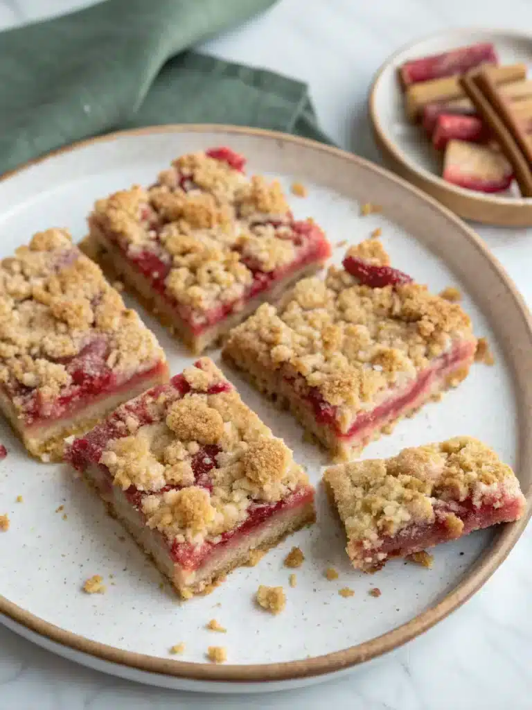 Rhubarb Bars