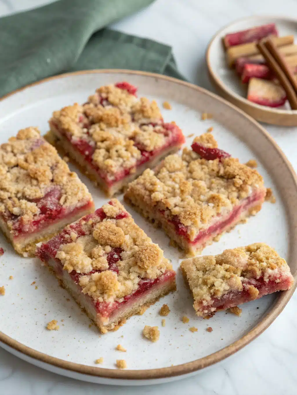 Rhubarb Bars