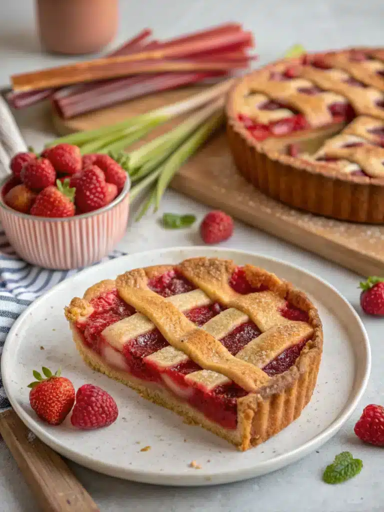 Rhubarb Cake