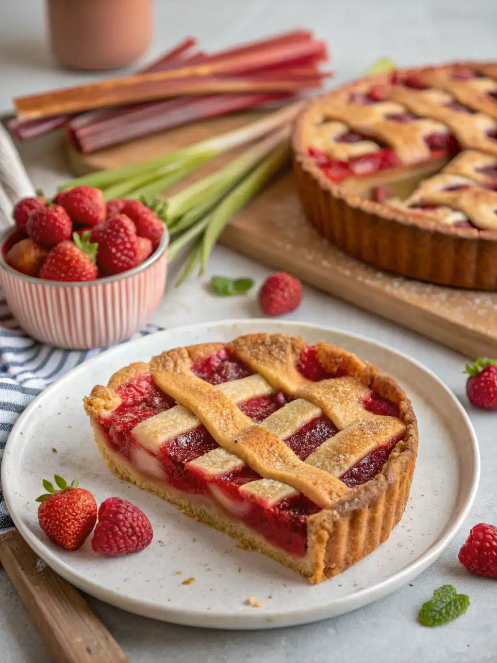 Rhubarb Cake