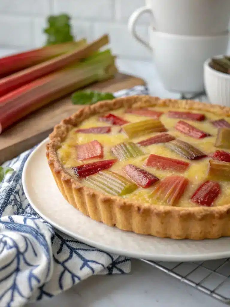 Rhubarb Custard Pie