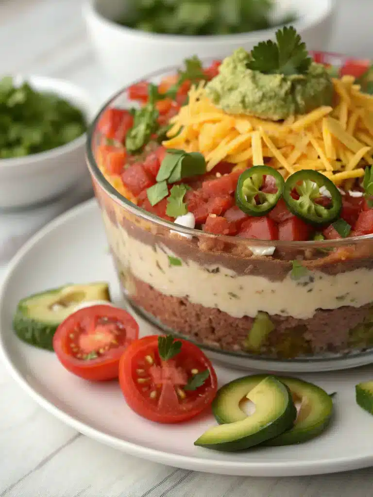 Southwest Layered Bean Dip
