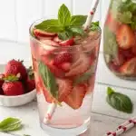 Strawberry Basil Lemonade