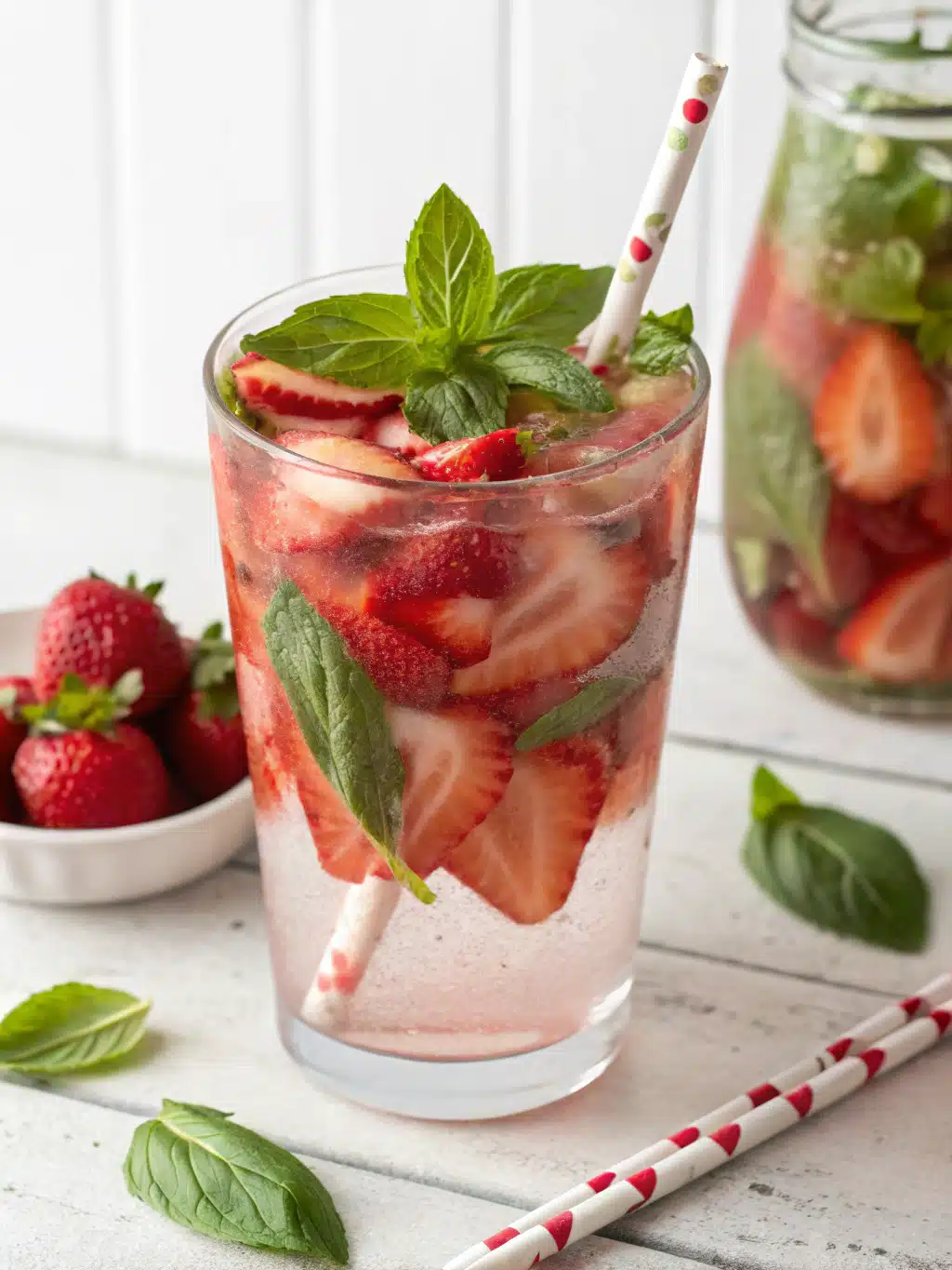 Strawberry Basil Lemonade