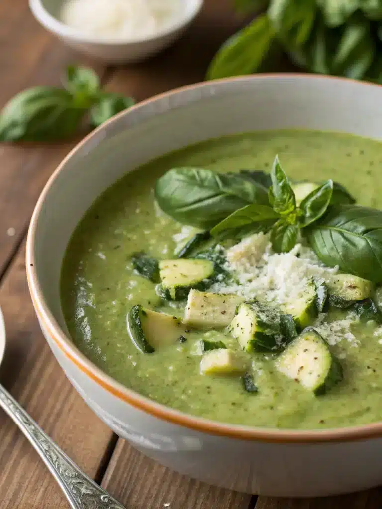 Zucchini Basil Soup