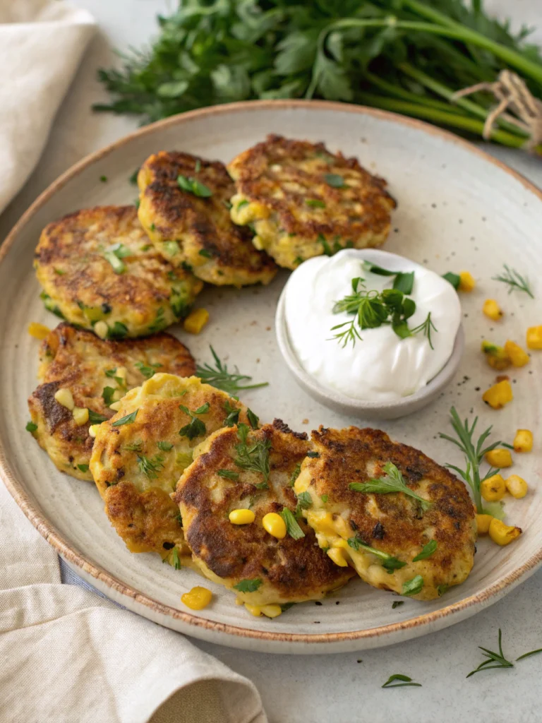 Zucchini Corn Fritters