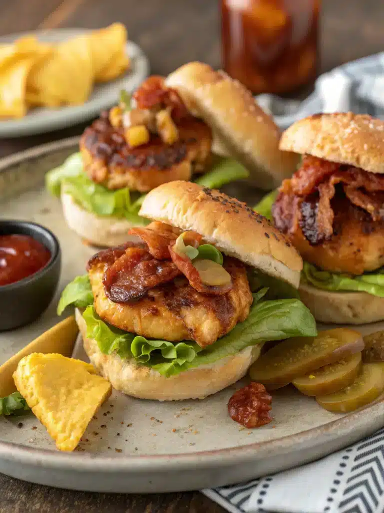 bbq chicken sliders