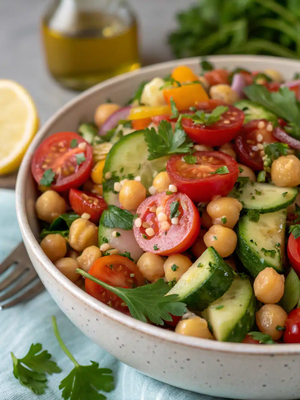 Mediterranean Chickpea Salad