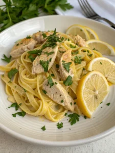creamy lemon chicken pasta
